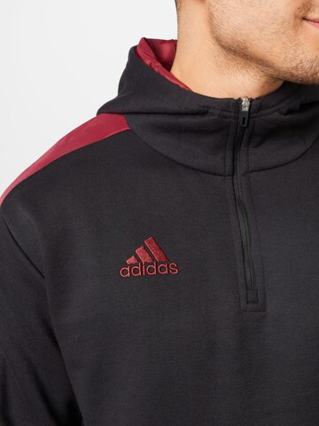 ADIDAS SPORTSWEAR Αθλητική μπλούζα φούτερ 'Tiro' σε μαύρο