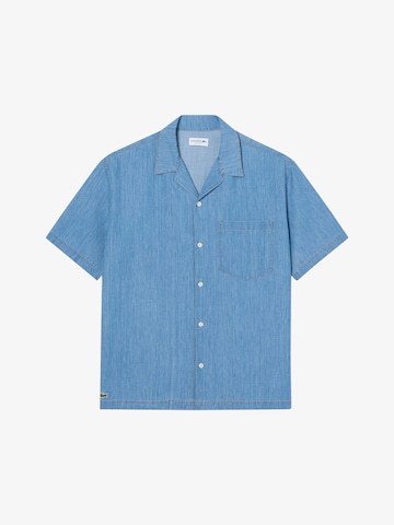 LACOSTE Comfort fit Button Up Shirt in Blue