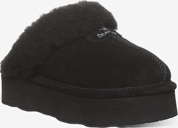 Bearpaw Slippers in Black: front