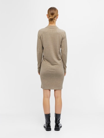 OBJECT Knitted dress 'Thess' in Brown