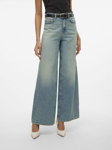 VERO MODA Wide leg Jeans 'Rowan' in Blauw: voorkant