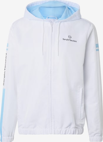 Sergio Tacchini Sportovní bunda 'Riccia' – bílá: přední strana