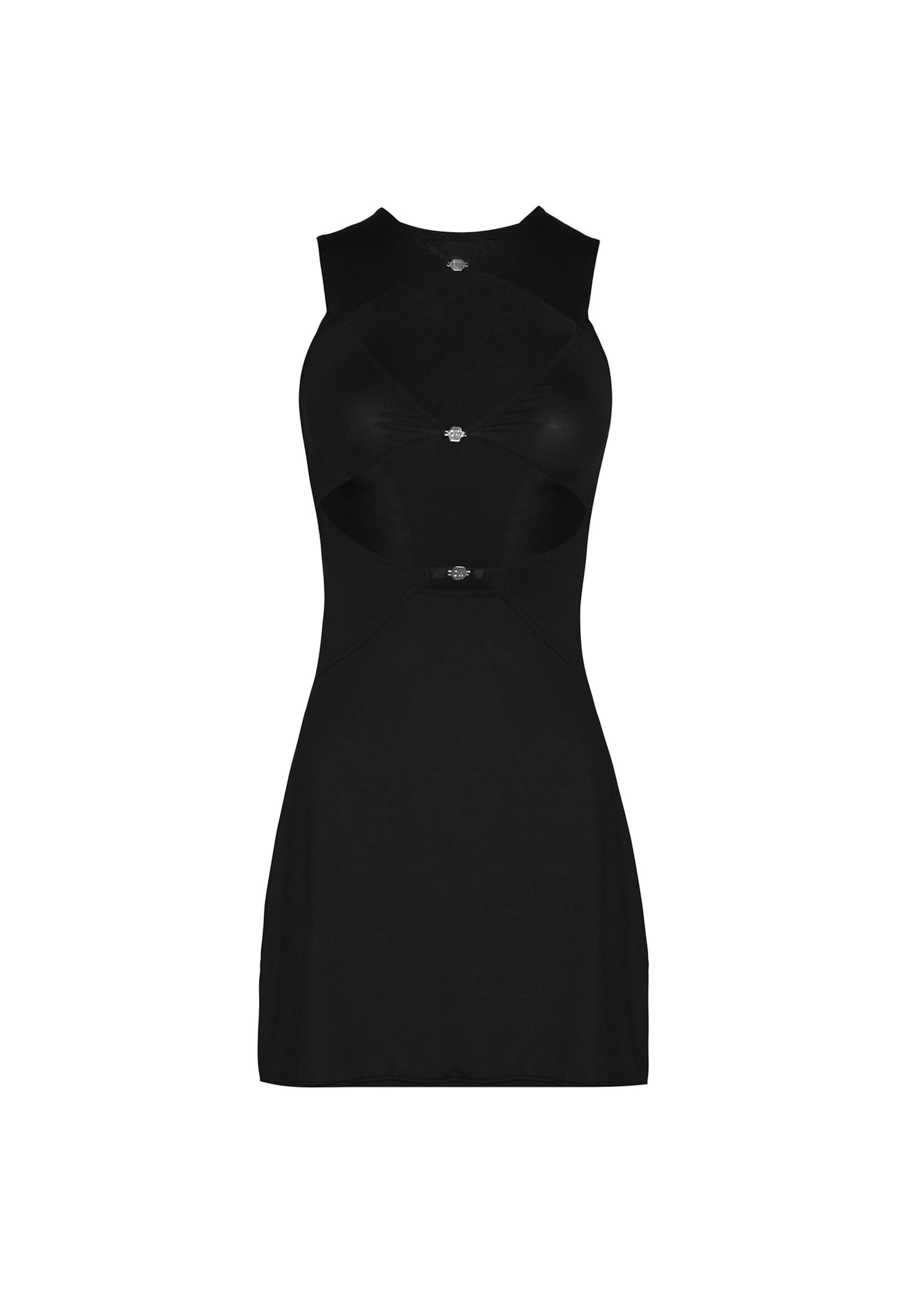 OW Collection Robe de cocktail 'Chiara' en noir, Vue avec produit