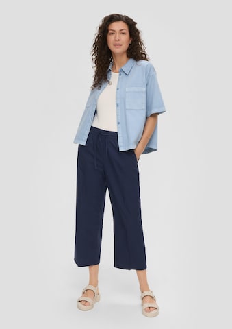 s.Oliver Loosefit Broek in Blauw