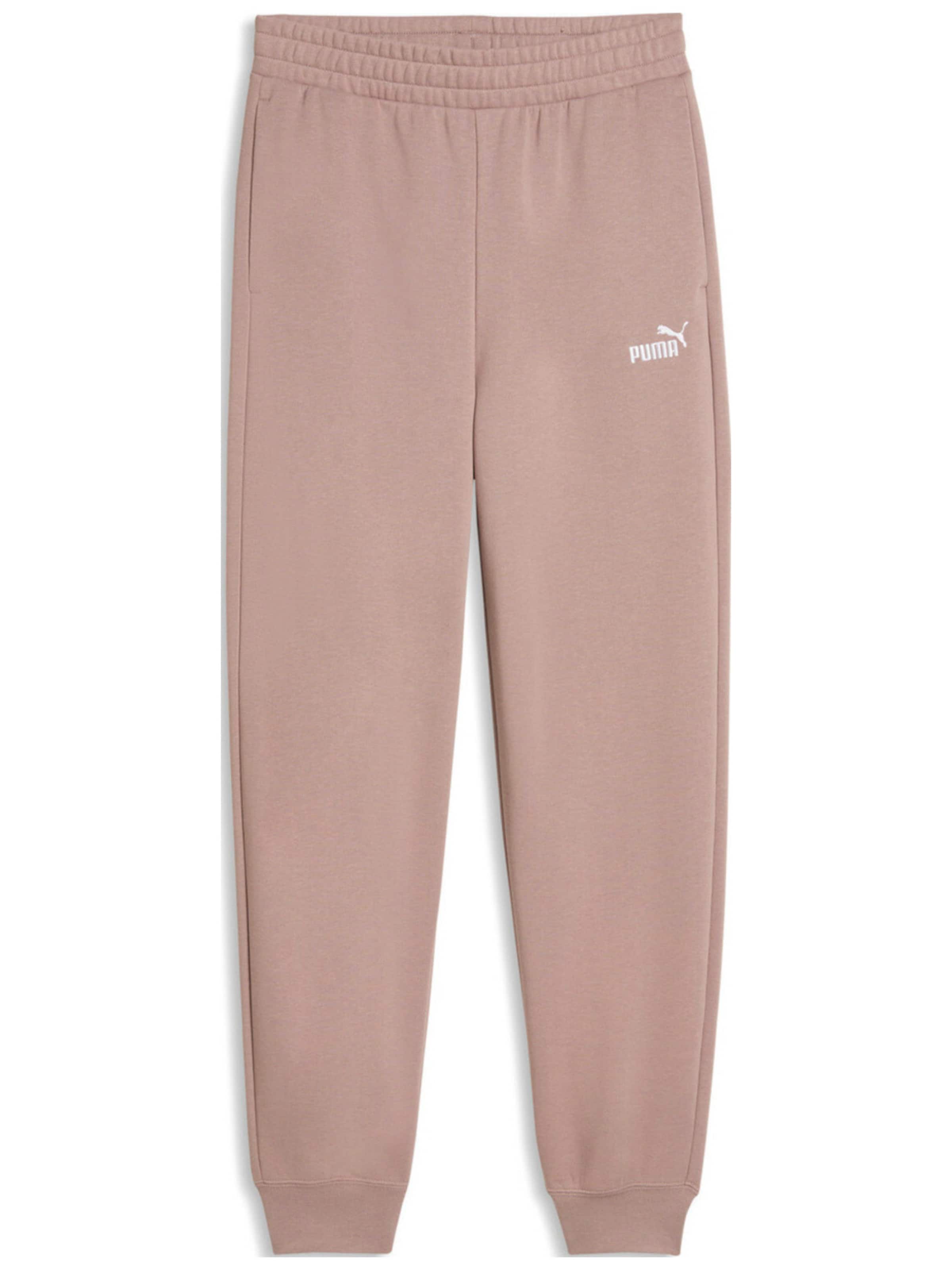 PUMA Sports trousers 'Puma Ess Small No.1 Logo Standard High-waist' in XXS in Pink, Item view