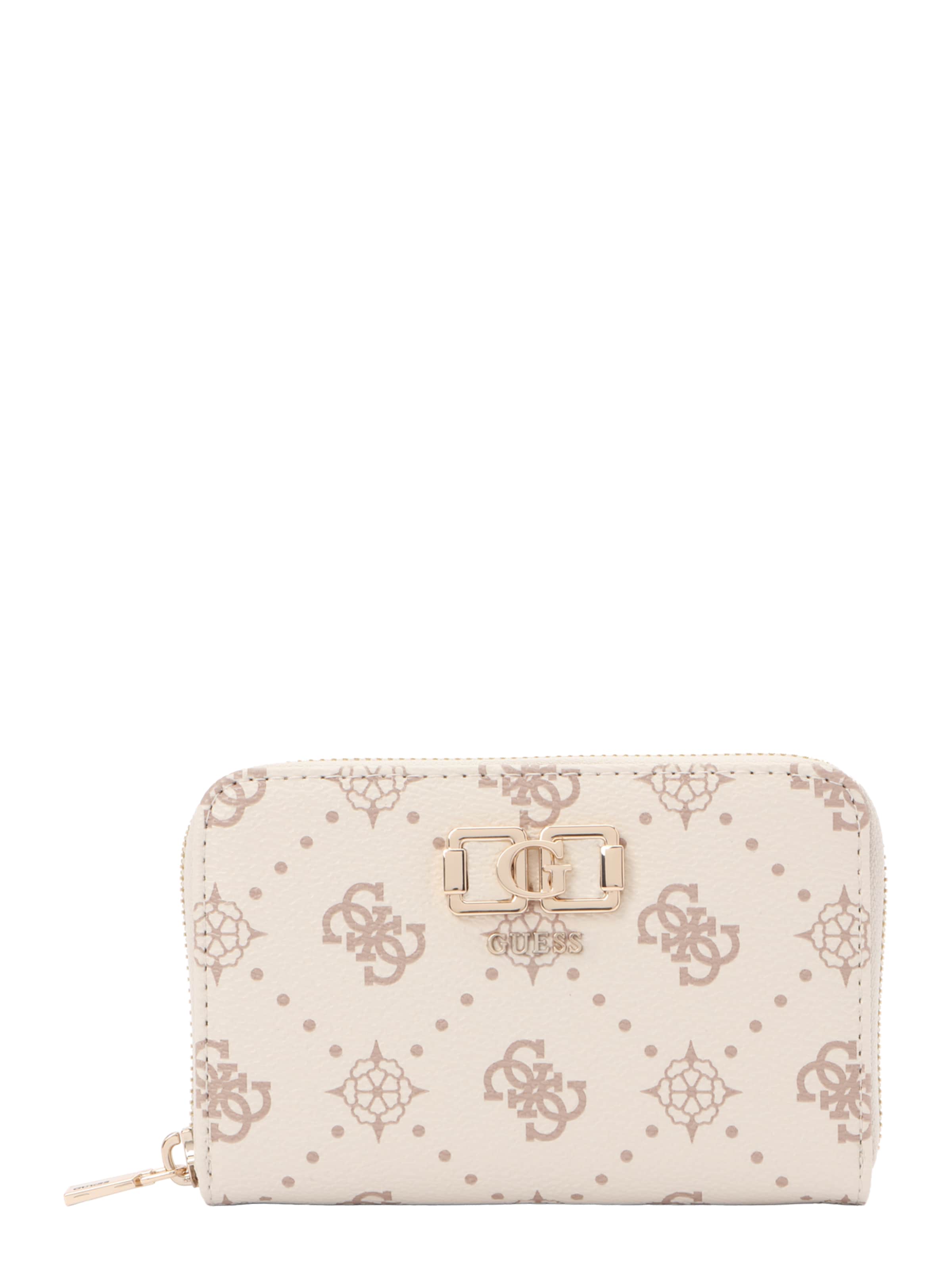 GUESS Wallet 'EMELIE' in Beige: front