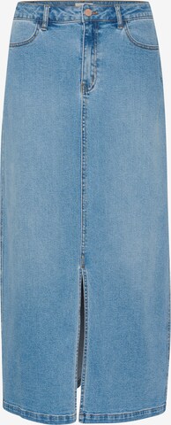 Cream Rok 'Ebba' in Blauw: voorkant