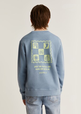 Scalpers Sweatshirt 'Haiti' in Blau