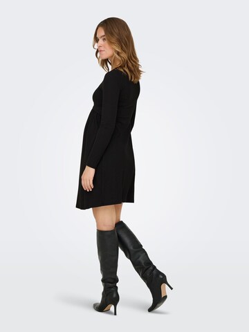 Only Maternity Jurk 'OLMMALAYA' in Zwart