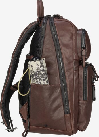 Piquadro Backpack 'Harper' in Brown