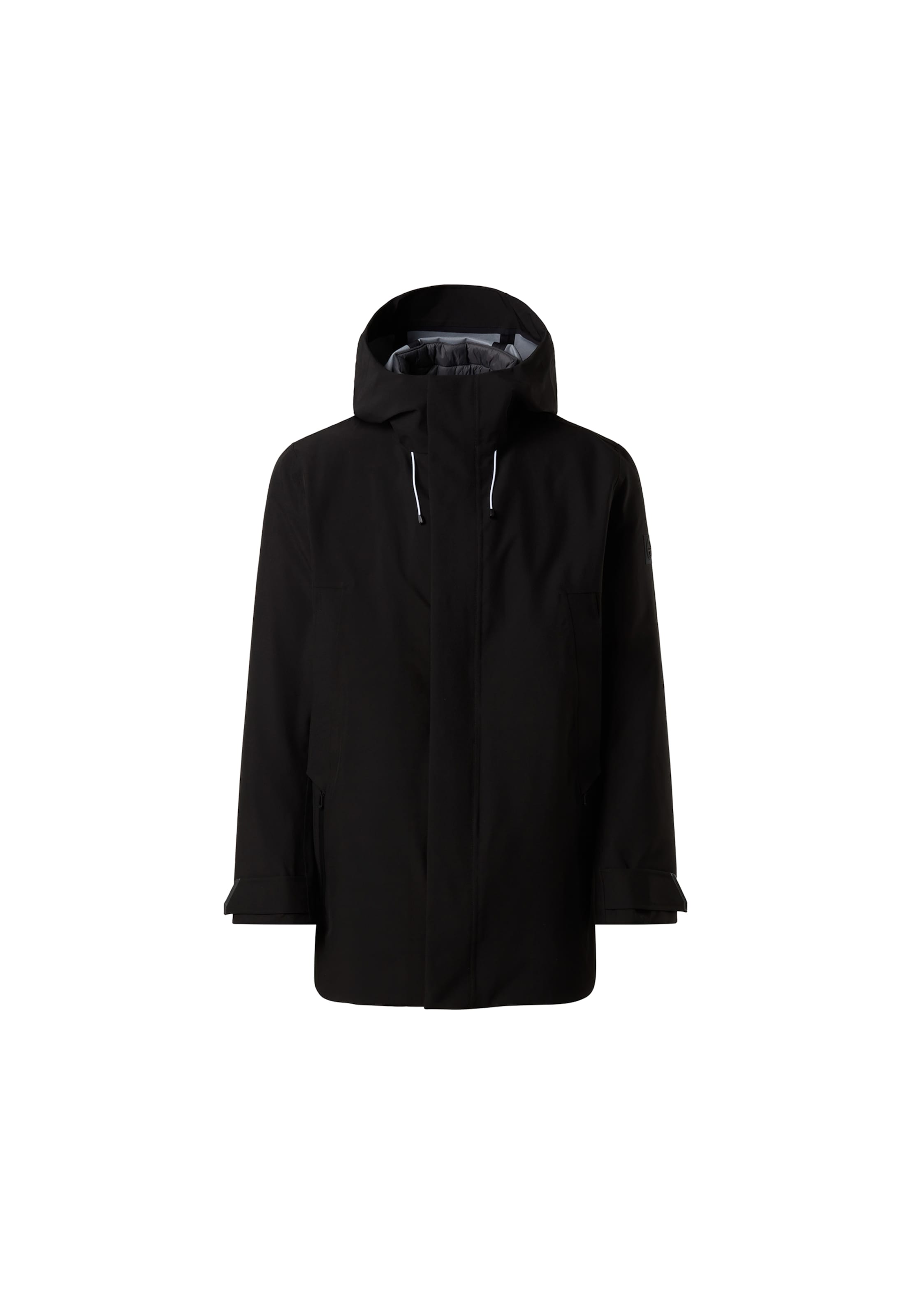 Manteau mi-saison North Sails en noir : devant