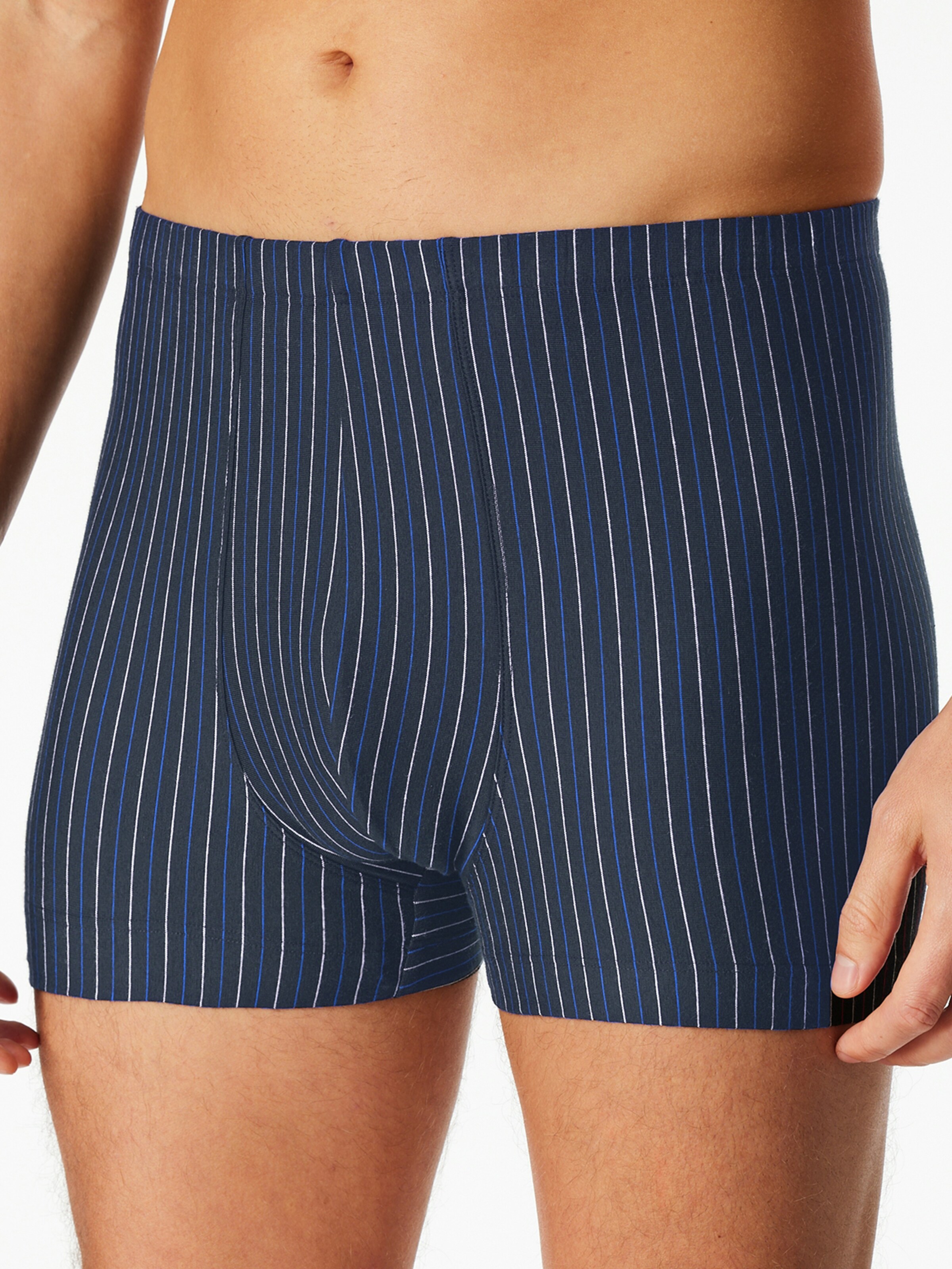 SCHIESSER Boksershorts '95/5 Essentials' i blå: forside