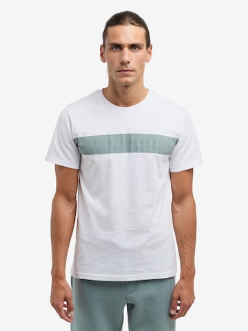 T-Shirt 'BUCK' BRUNO BANANI en blanc : devant