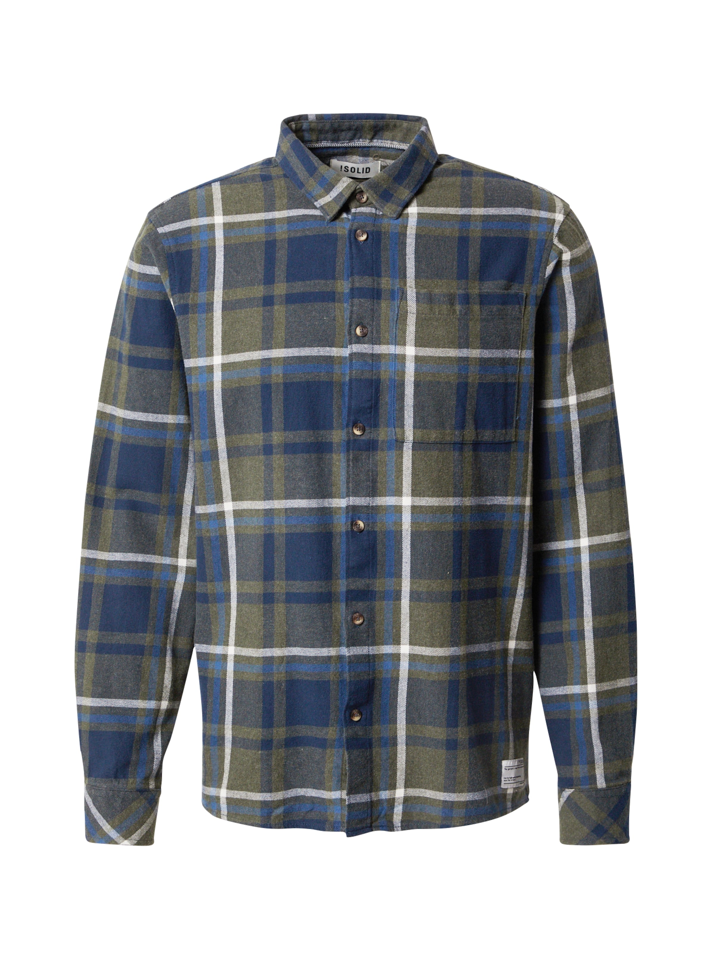 Camicia di !Solid in verde: frontale