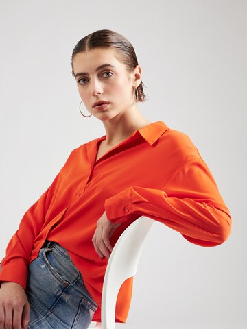 Camicia da donna 'FRANAN' di PIECES in arancione