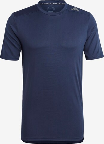 ADIDAS PERFORMANCE Functioneel shirt 'Designed 4 Hiit' in Blauw: voorkant