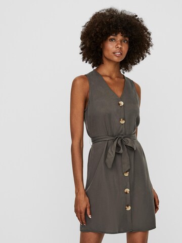 VERO MODA Shirt Dress 'Viviana' in Green: front