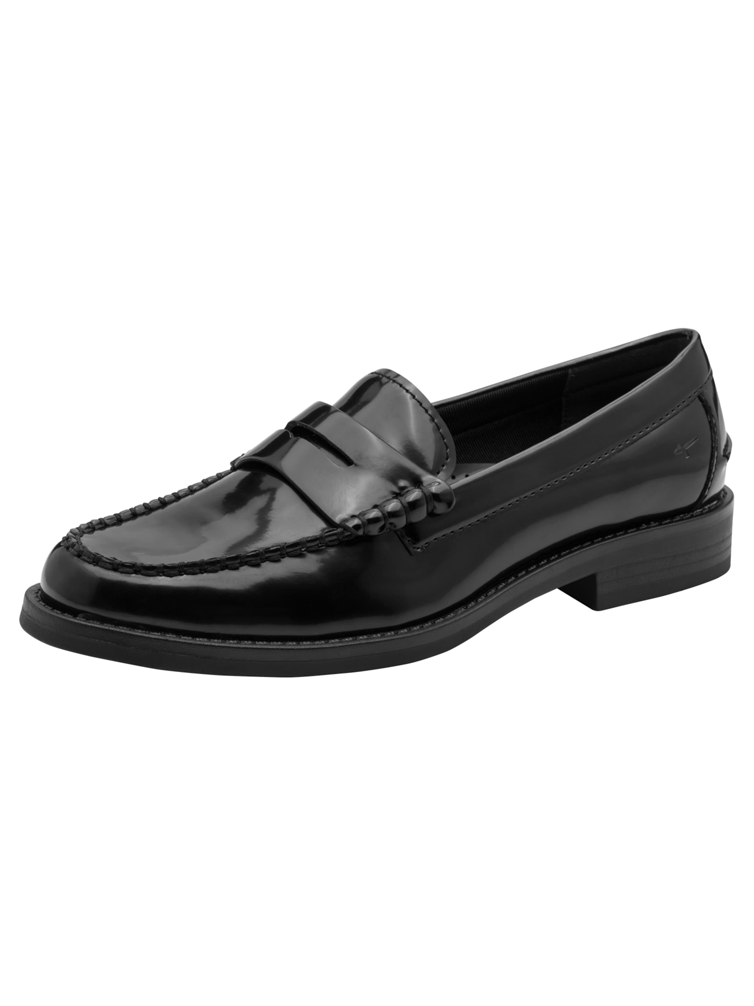 Tamaris Slip-ons in Black: front