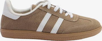 Baskets basses Trendyol en beige : devant
