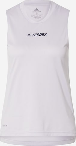 ADIDAS TERREX Sporttop 'Multi' in Weiß: predná strana