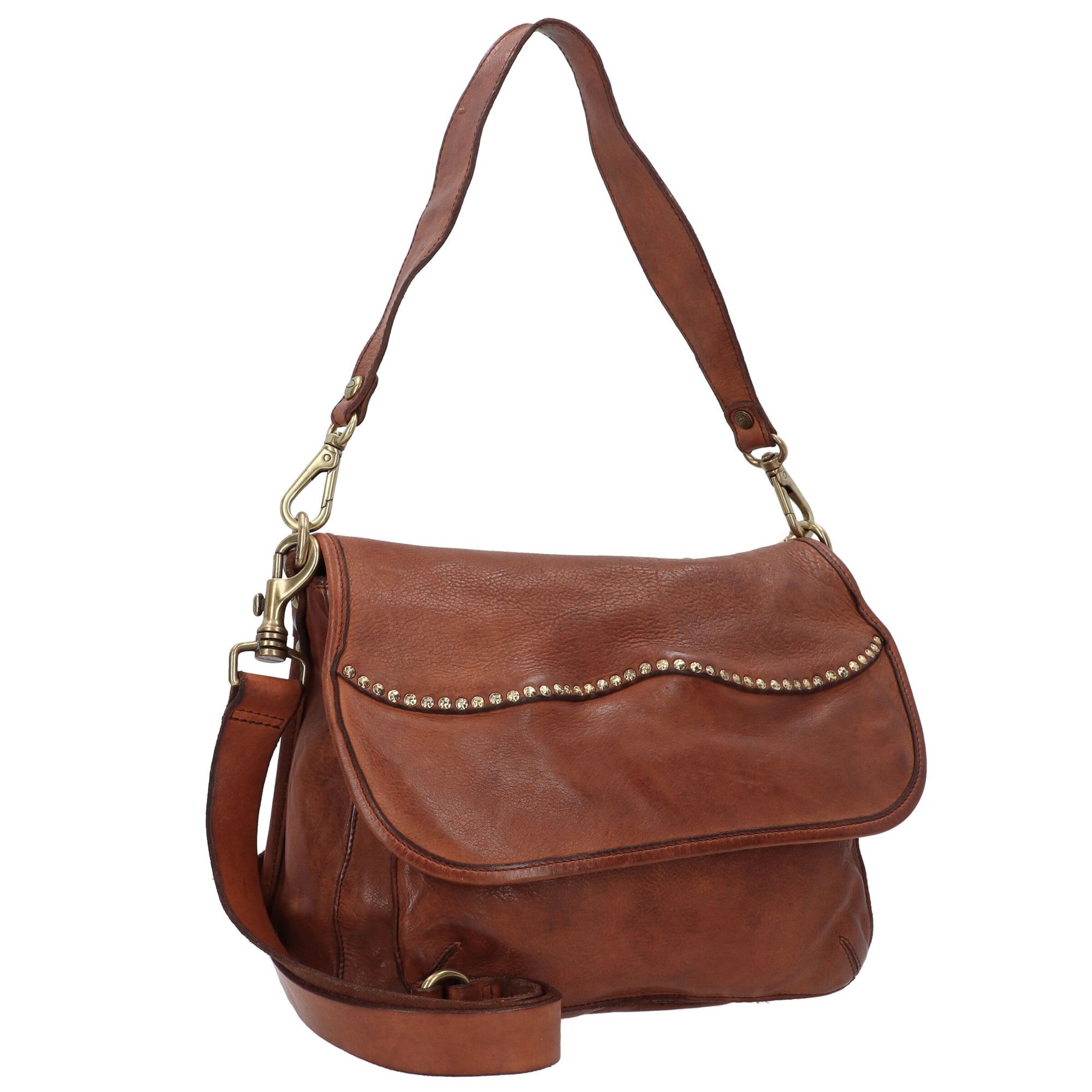 Campomaggi Schoudertas in Bruin