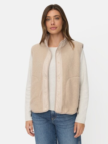 CAMEL ACTIVE Vest in Beige: front