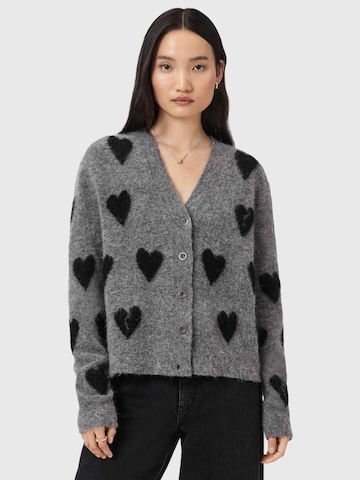 AllSaints - Cárdigan 'AMORA' en gris: frente