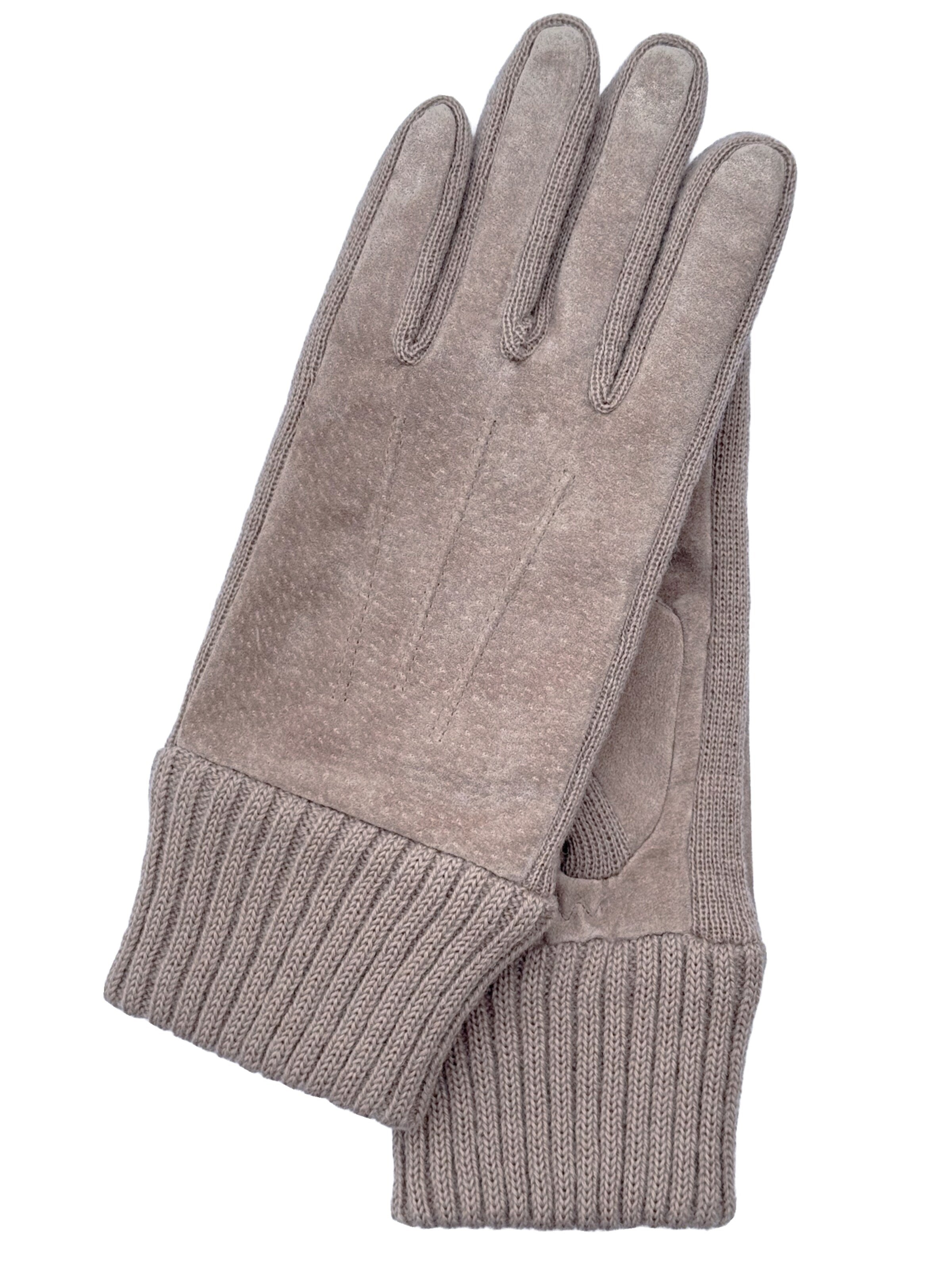 KESSLER Full Finger Gloves in Grey: front