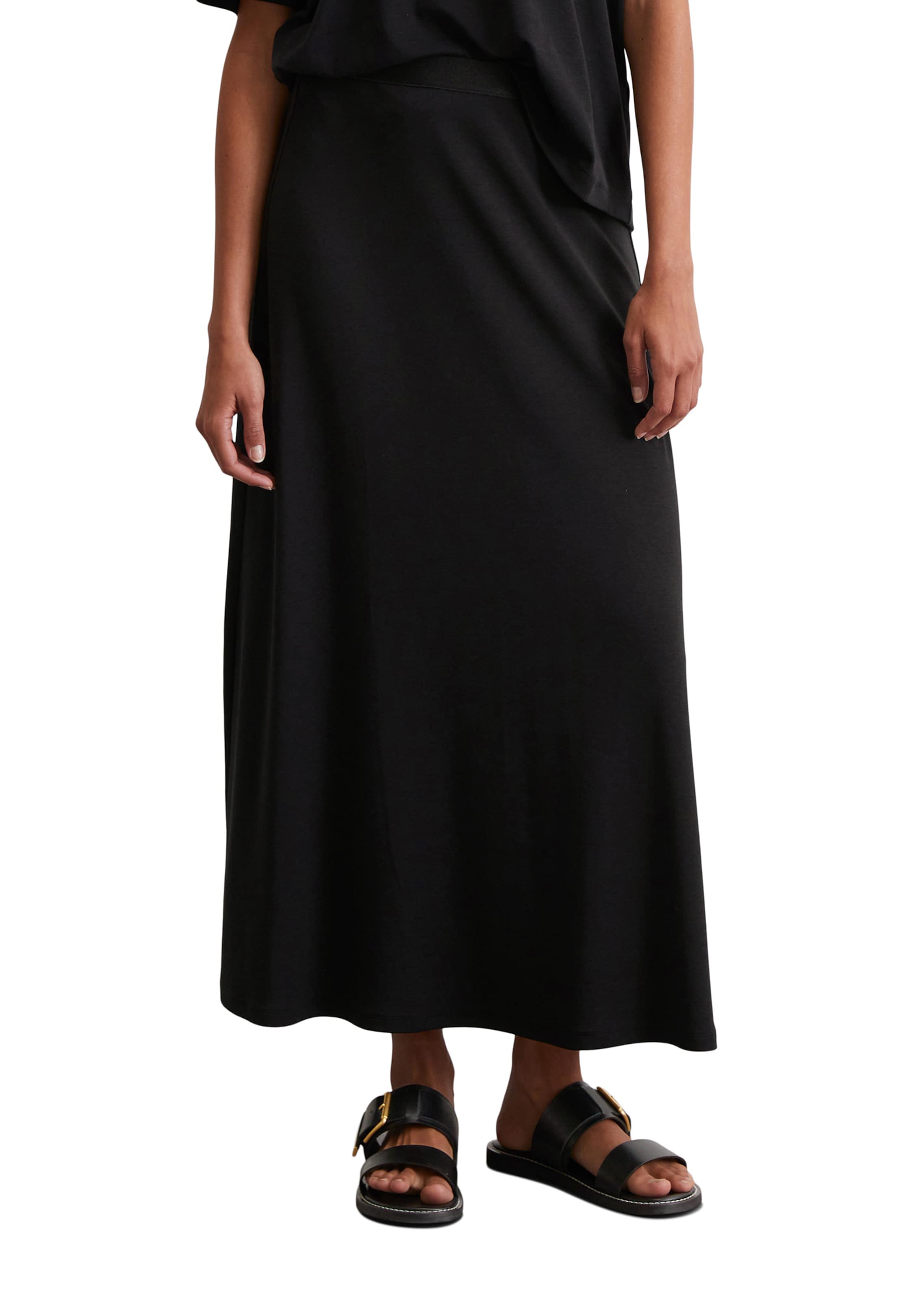 Marc O'Polo Rok in Zwart: voorkant