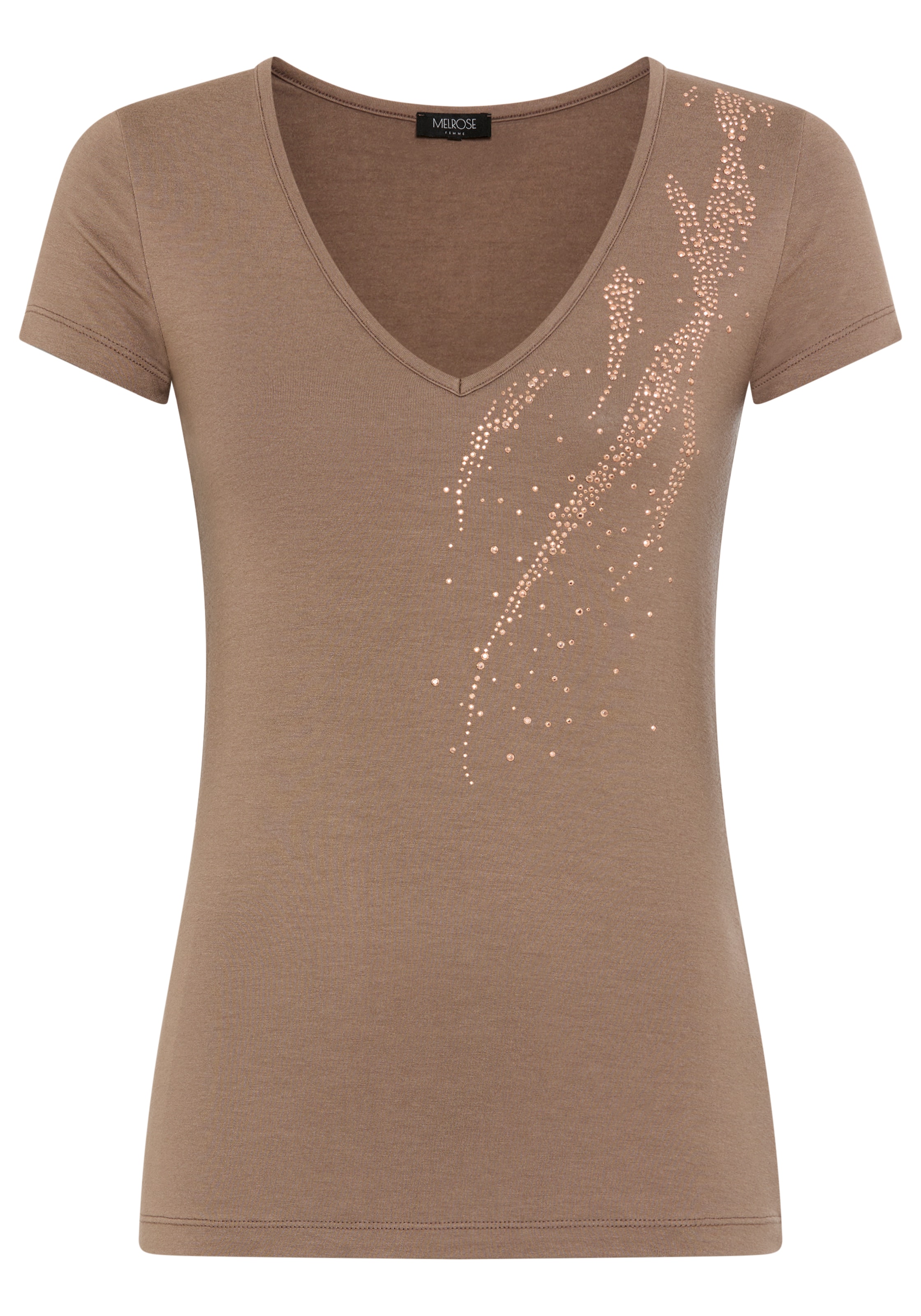 MELROSE Shirt in Braun: Vorderseite