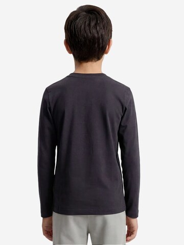 T-Shirt 'TOMMY T-Shirt Aus Baumwolle Und Elastan' Tommy Life en gris
