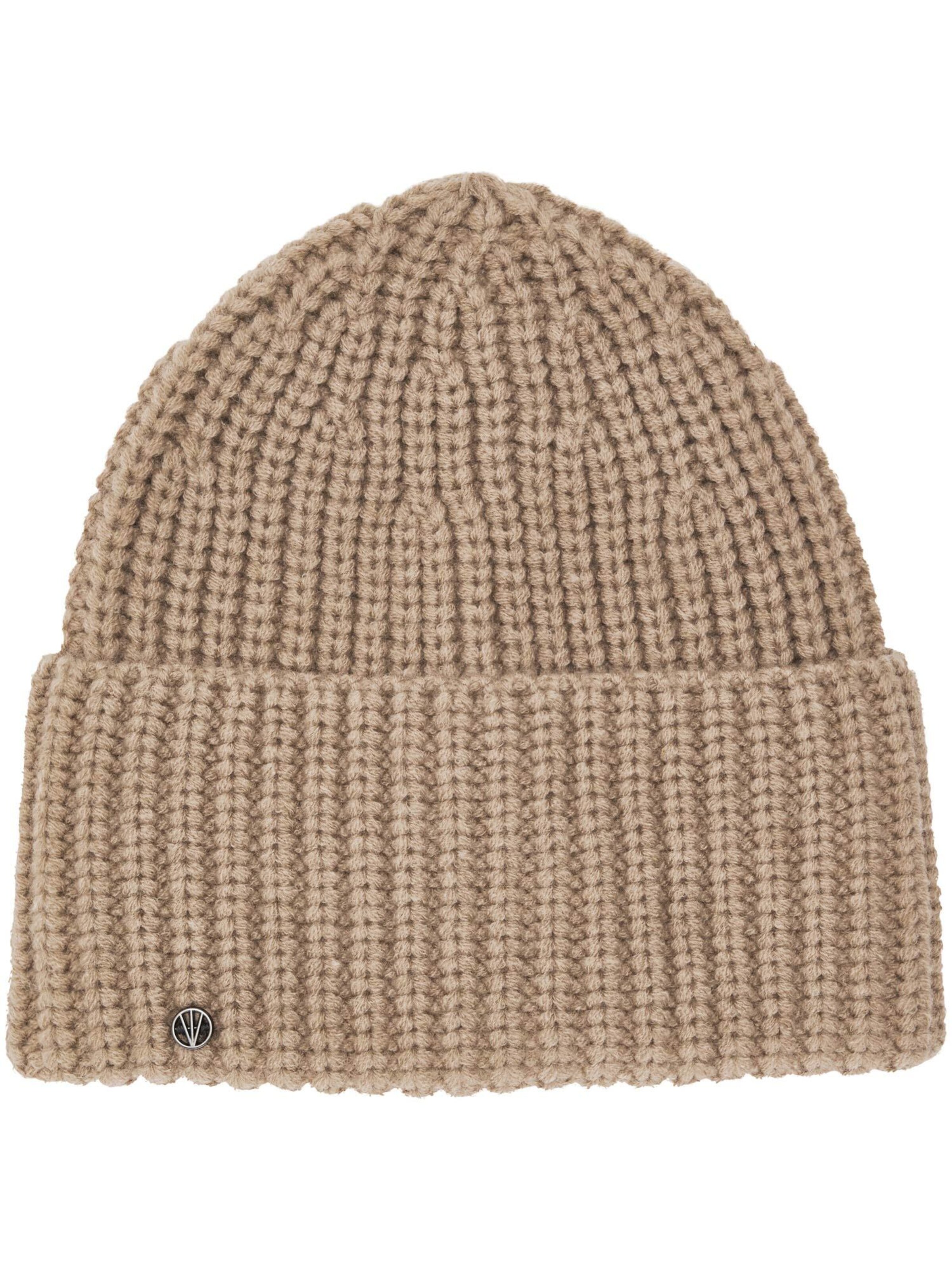 LOEVENICH Beanie in Beige: front