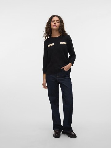 VERO MODA Sweater 'VMHarper' in Black