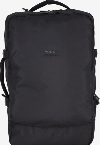 Worldpack Backpack in Black: front