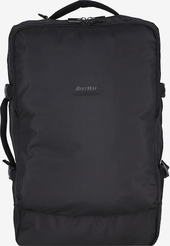 Worldpack Backpack in Black: front