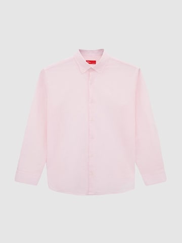 D’S Damat Overhemd in Roze: voorkant