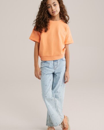 WE Fashion - Sudadera en naranja