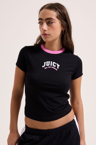 Juicy Couture Shirt 'COLLEGIATE' in Black: front