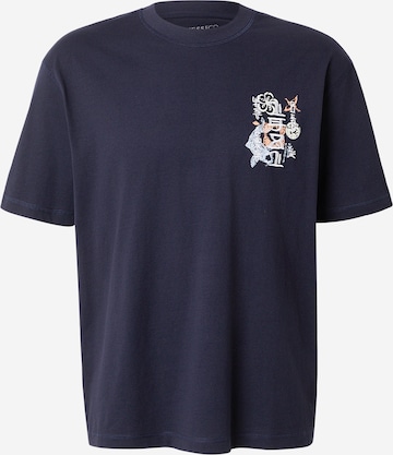 mėlyna GUESS Marškinėliai: priekis