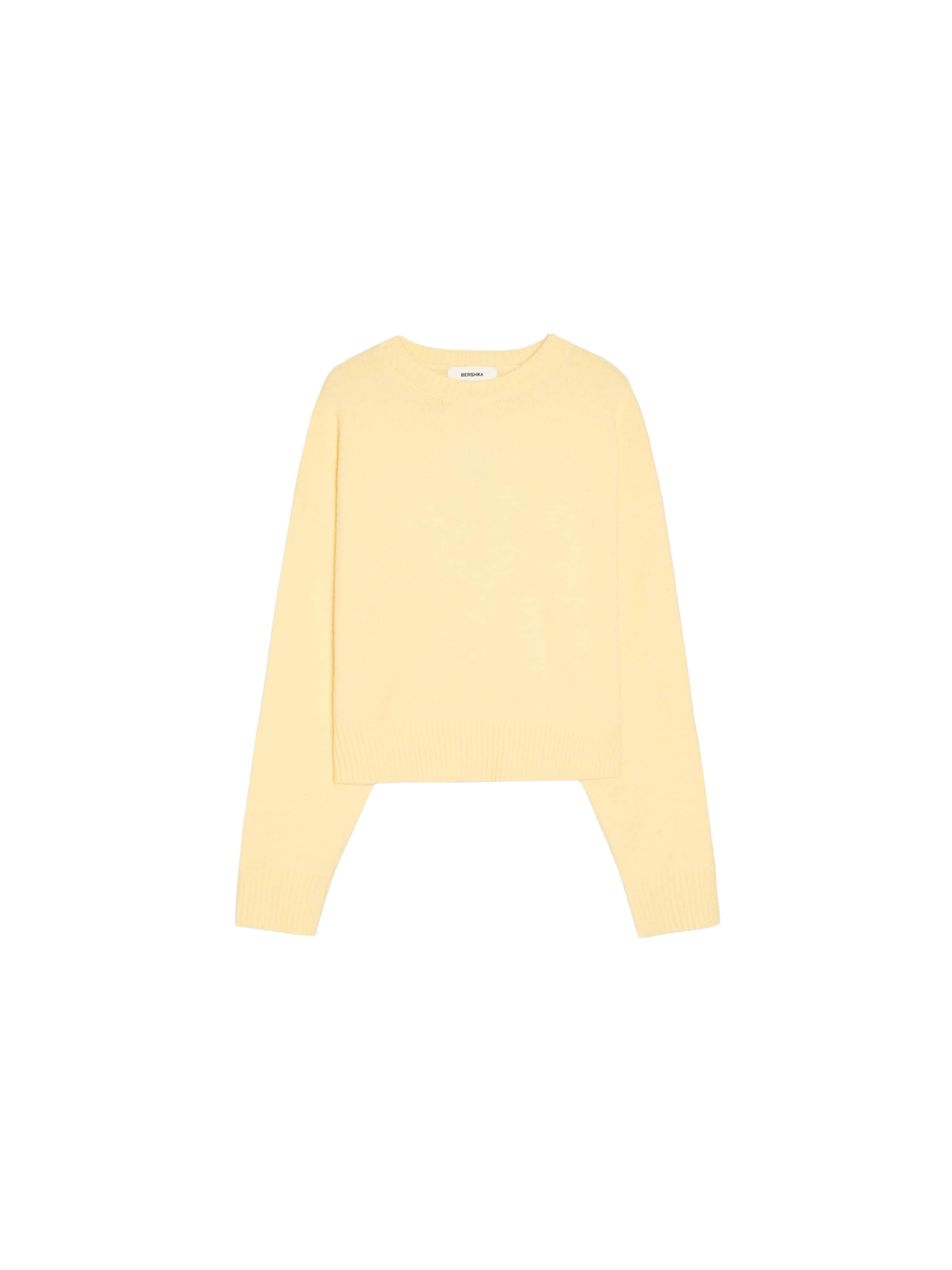 Bershka Svetr – žlutá: přední strana