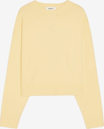 Bershka Svetr – žlutá: přední strana