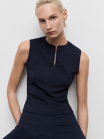 Top 'BRIN' di MANGO in blu: frontale