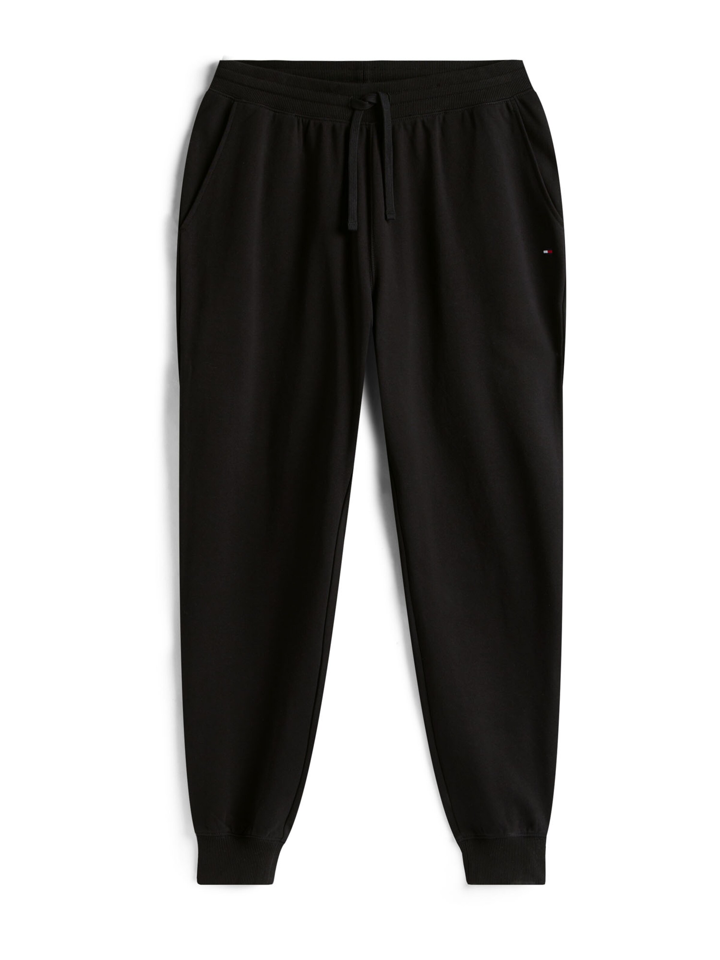 TOMMY HILFIGER Tapered Hose 'ESSENTIAL' in Schwarz: Vorderseite