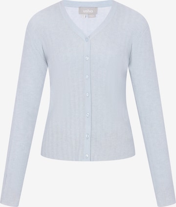 Usha - Cárdigan en azul: frente