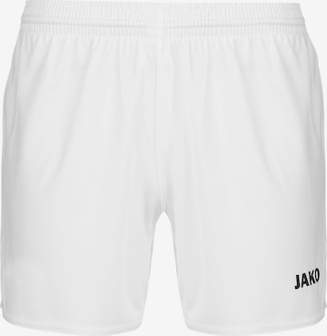 JAKO Workout Pants 'Manchester 2.0' in White: front