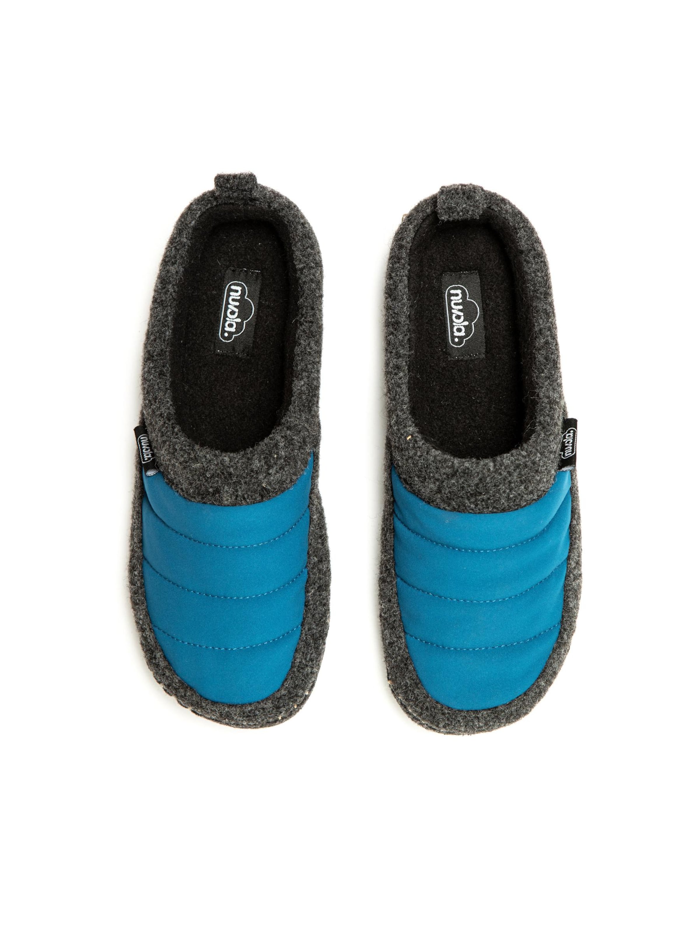 Nuvola. - Zapatillas de casa 'Zueco New Wool' en verde
