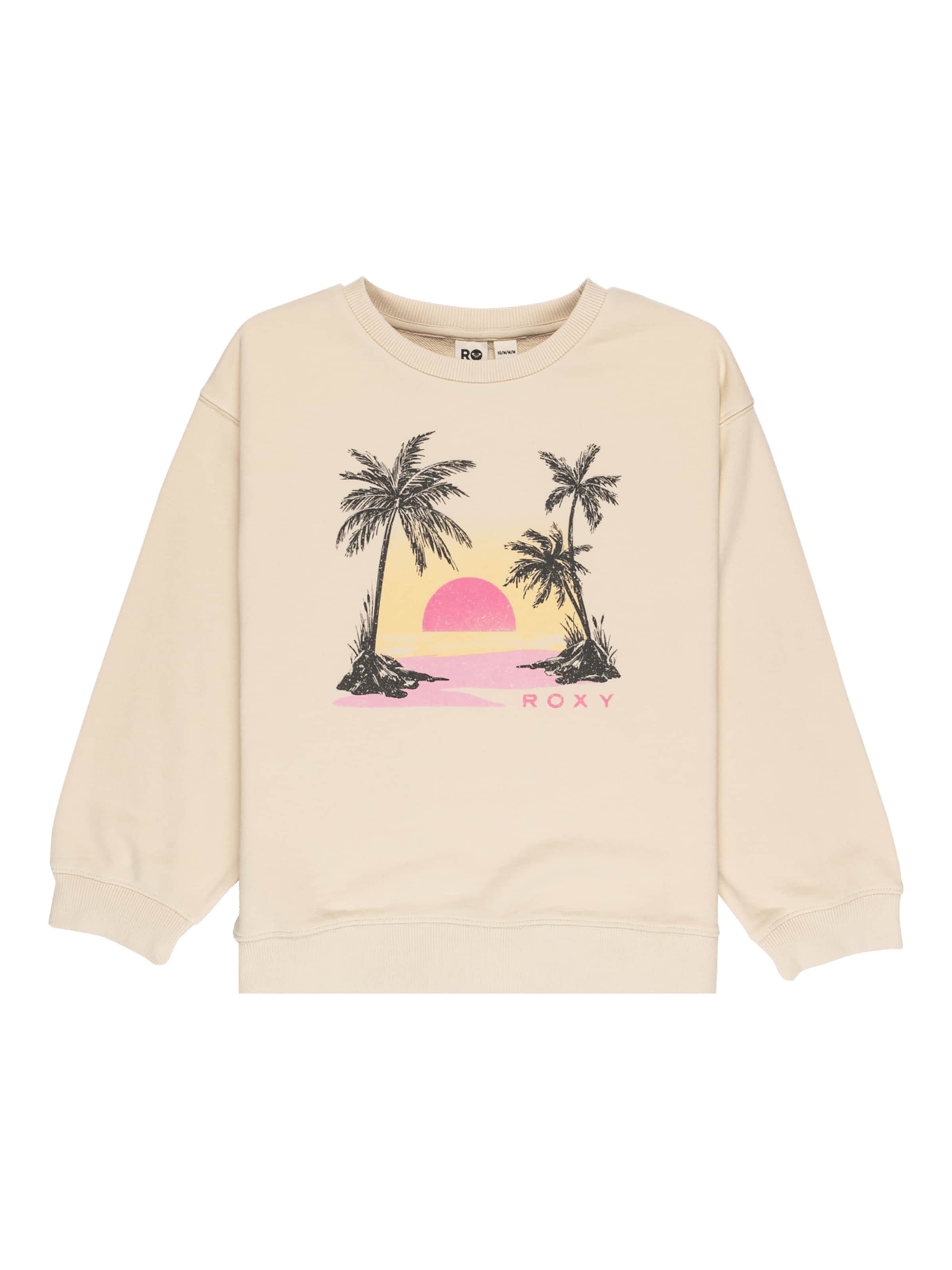 ROXY Sweatshirt 'Morning' in Beige: front