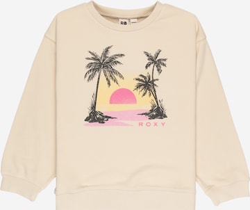 ROXY Sweatshirt 'Morning' in Beige: front