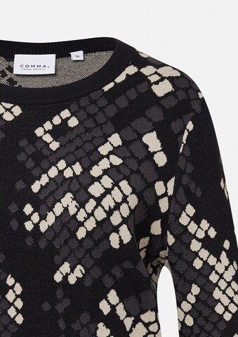 Pull-over comma casual identity en noir