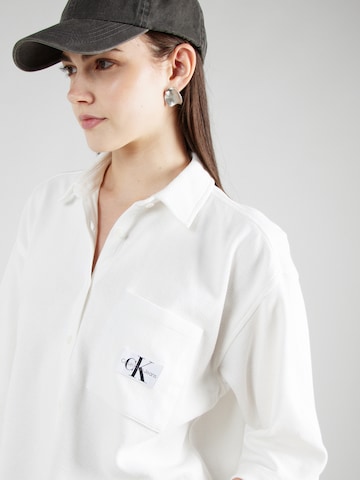 Camicia da donna di Calvin Klein Jeans in bianco